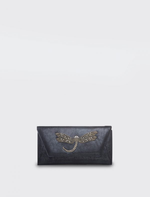 pochette libellula nero avenue 67