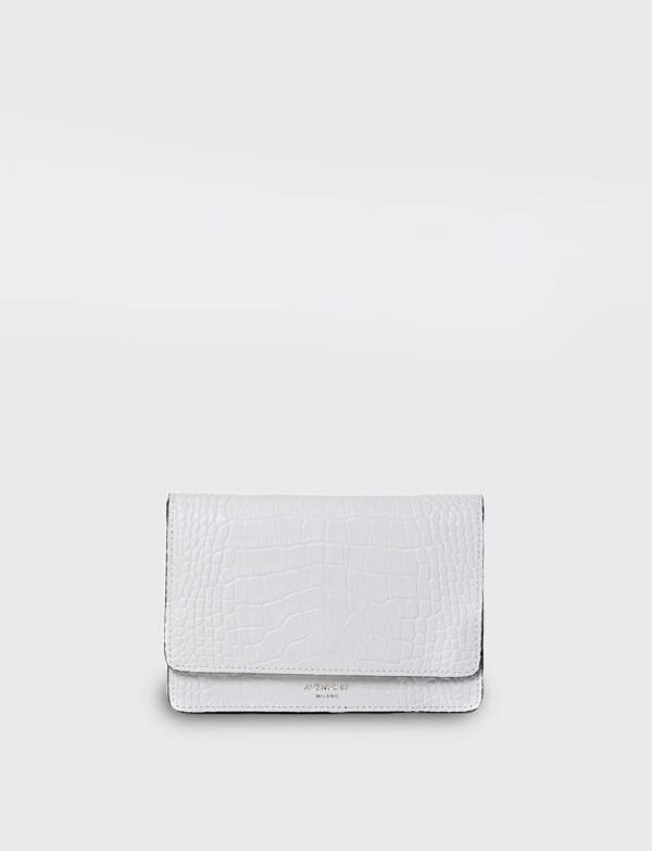 Pochette travel cocco bianca avenue 67